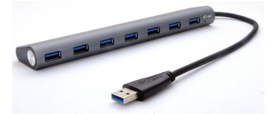 USB Hub i-tec USB 3.0 / 7x USB 3.0 - černý